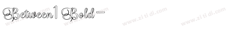 Between1 Bold字体转换